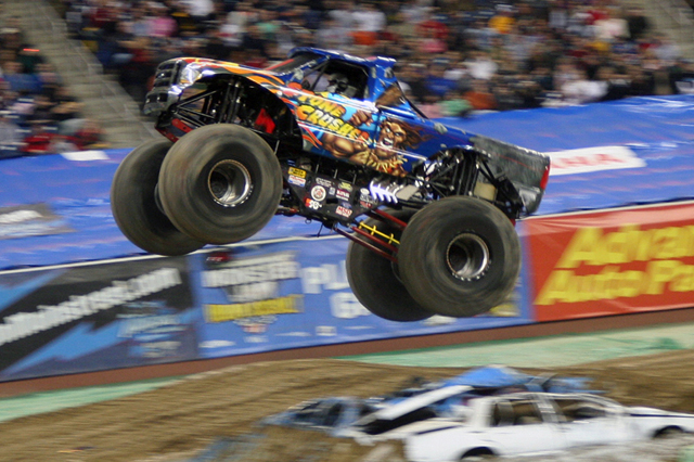 Monster truck show at ford field #4